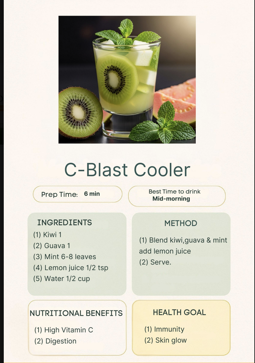 Sample recipe preview