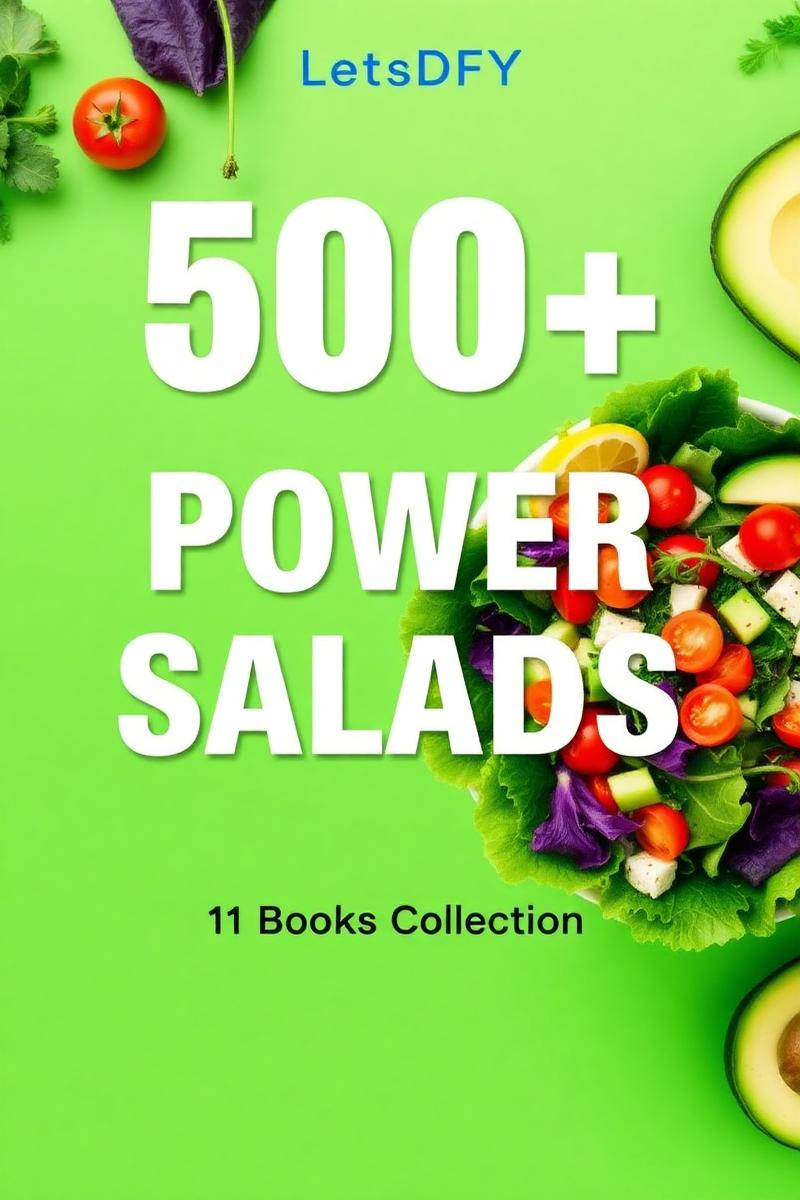 500+ Power Salads — 11 Books Collection